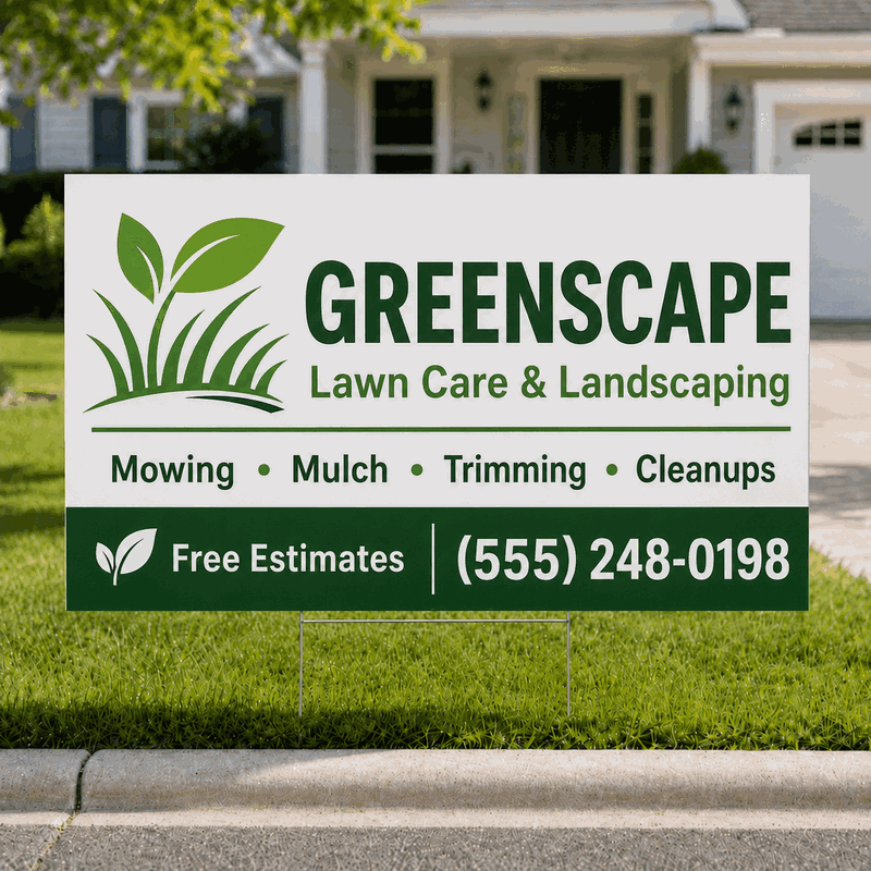 18" x 24" Coroplast Yard Signs - Image 3