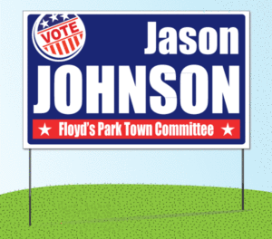 Double Sided Poly Board Yard Signs