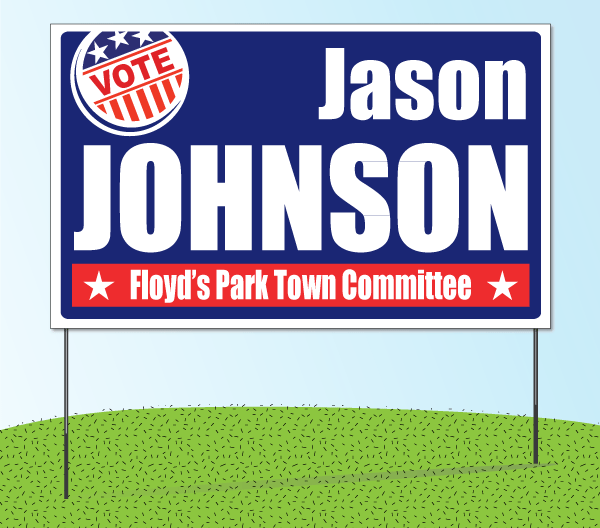 Double Sided Poly Board Yard Signs