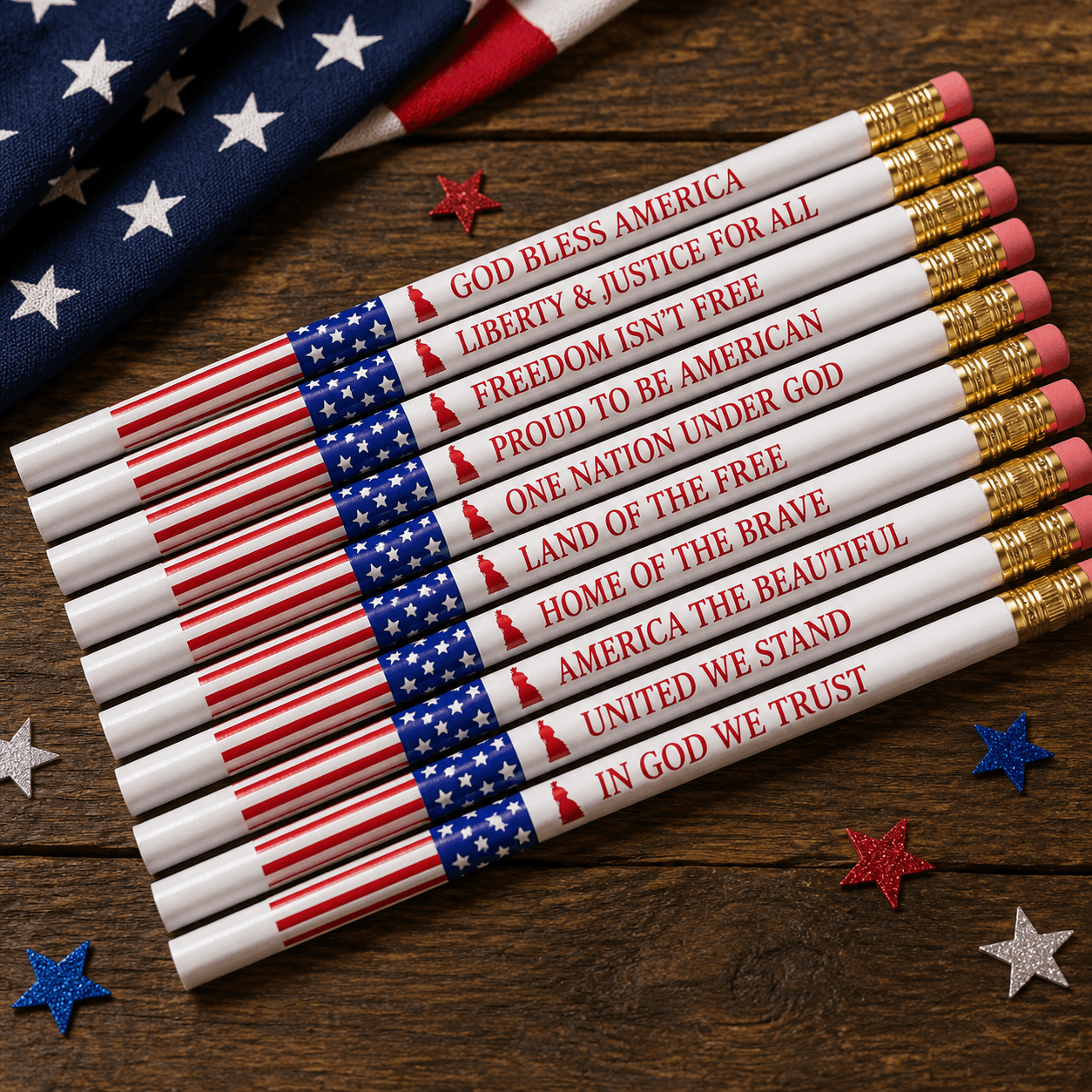 Patriotic Pencils